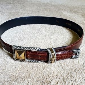 1980 Vintage Vicenza Calfskin Belt